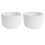 8Inch Note Perfect Sound C Root Chakra Frosted Quartz Bowl 1
