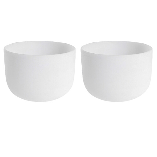 8Inch Note Perfect Sound C Root Chakra Frosted Quartz Bowl