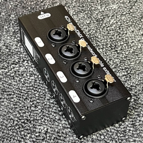 DMX512 síťový prodlužovač signálu samec + samice 1