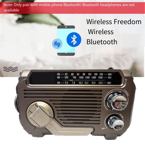 Ραδιόφωνο Τριών Ζωνών Κάρτα Bluetooth Πολυλειτουργική Αναπαραγωγή MP3 2