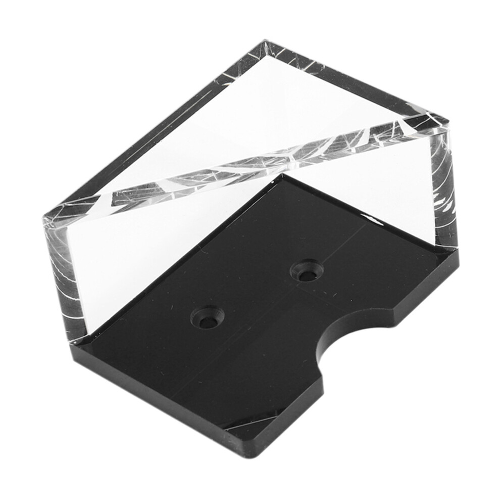 plateau de jeu de société en acrylique pour poker, support pour 2 jeux de cartes
