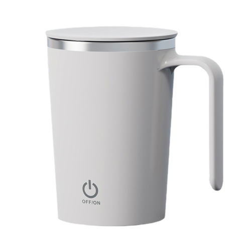 Self Stirring Coffee Mug Rechargeable Magnetic Mixing Cup,White