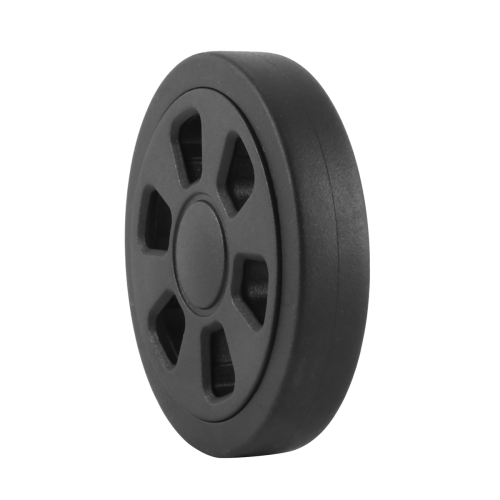 Ανταλλακτικές ζάντες αποσκευών 60mm x 12mm, ανθεκτικές στη φθορά, μαύρες PU 2
