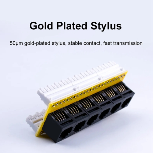 24 θύρες CAT6 UTP RJ45 Patch Panel 19 ιντσών, πλαίσιο καλωδίου 1U, πρόσοψη Rack 1