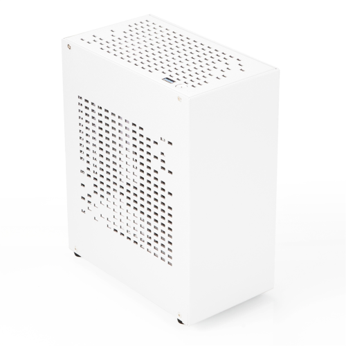 Κουτί υπολογιστή A07 Mini ITX, σασί, επιτραπέζιο κουτί HTPC Host, λευκό 2