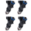 4pcs 0280158013 Car Engine Fuel Injectors for Note Micra III 1