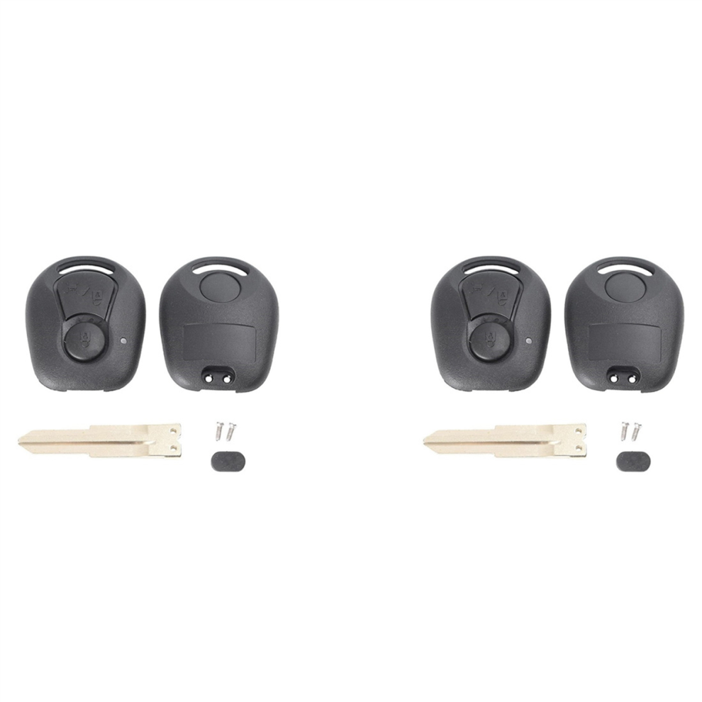2X 2 Buttons Remote Key Shell For Actyon Uncut Blade Fob Cover Case Replacement ,A 4852972332247