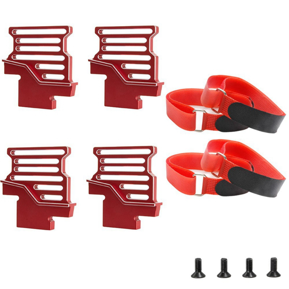 Pour 1/6 4WD XTR 8S Support de batterie Booster Base de fixation, rouge