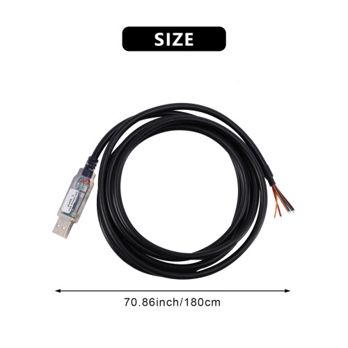 Άκρο καλωδίου μήκους 1,8 μέτρων, καλώδιο USB-Rs485-We-1800-Bt, σειριακή σύνδεση USB σε Rs485 2
