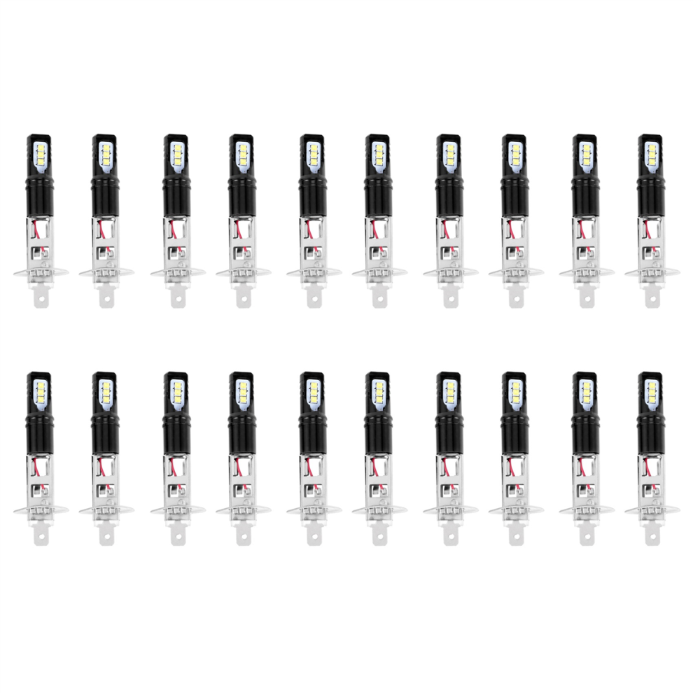 20X H1 6000K Super Bright 6000Lm Drl Led Headlight Bulb Kit High-Beam White 4853799405237