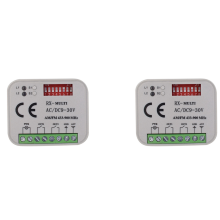 2X Universal Garage Door Remote Control Receiver 2CH Controller Switch for Transmitter RX Multi Frequency 433-900MHz