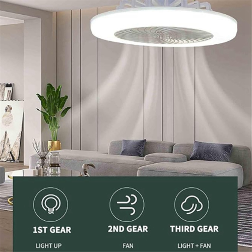 Ceiling Fans with Lights and Remote, Flush Mount Fan 2
