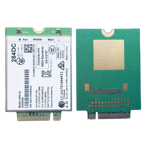 DW5820E L850- LTE 4G modul pro notebook 0284DC 284DC 3500 2