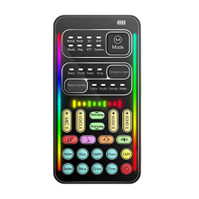 Disfarçador de voz portátil com 8 efeitos sonoros para celular