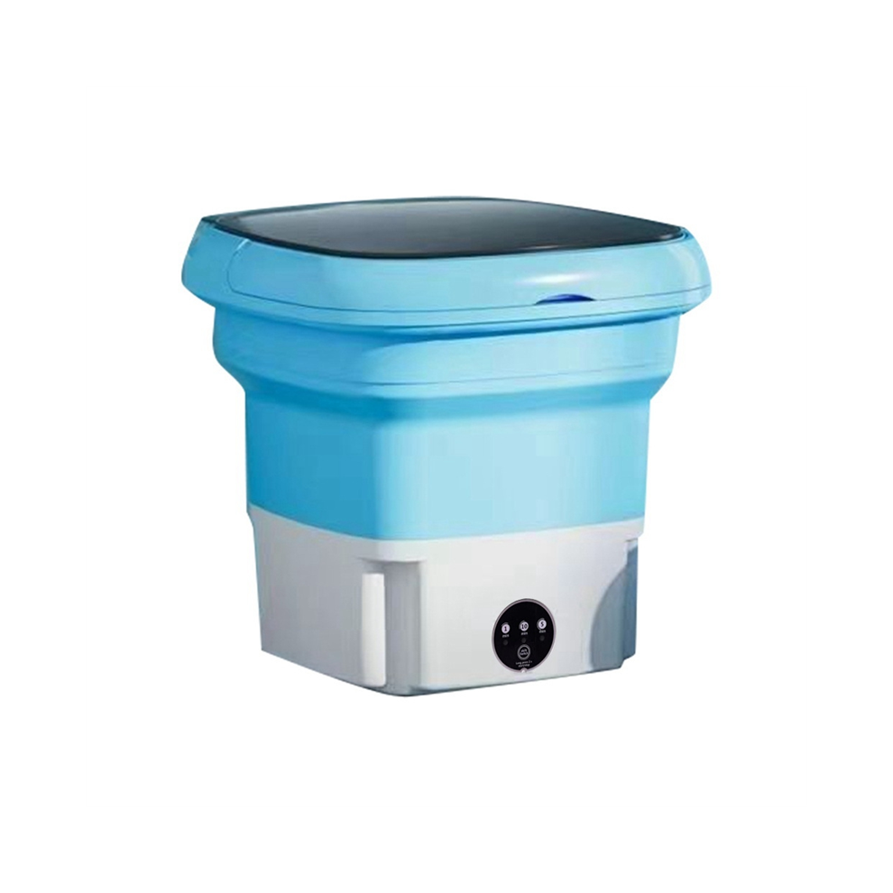 Mini lave-linge pour petits vêtements pour appartements Bleu Prise UE