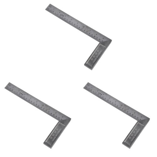 3x 90 μοίρες μήκος 25cm από ανοξείδωτο ατσάλι σε σχήμα L-Square