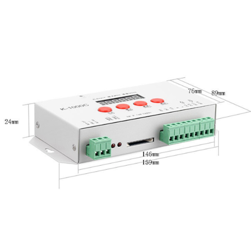 Controller K-1000C 3X K1000C WS2812B WS2811 APA102 T1000S WS2813 LED 2048 Pixel Programm DC5-24V 1