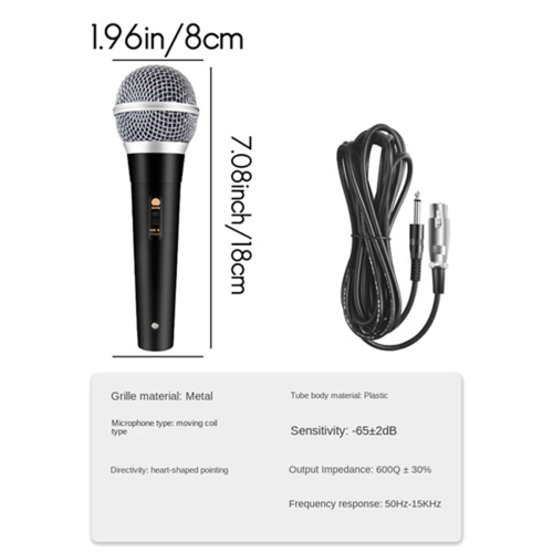 Draagbare professionele bedrade dynamische microfoon 2