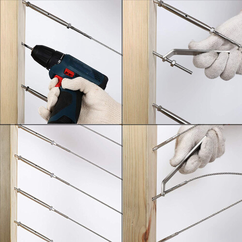 10 pares de parafusos de fixação, tensor e pino 1
