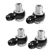 4x 6AN X 1/4 NPSM Turbo 350 400 700R4 4L60E vaihteistolle 90 asteen banjoliittimet