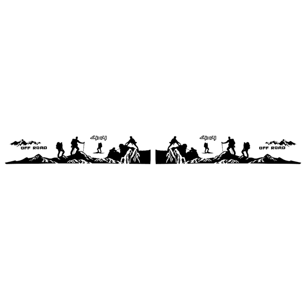 16 Adesivi Per Portiere Laterali E Carrozzeria Per Ranger Off Road Climber Pickup, Adesivi Fai Da Te Per Auto