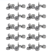 100 stuks F695-lager 5X13X4mm met flens, miniatuur, diepe groef F695RS voor VORON 2/3 3D-printer