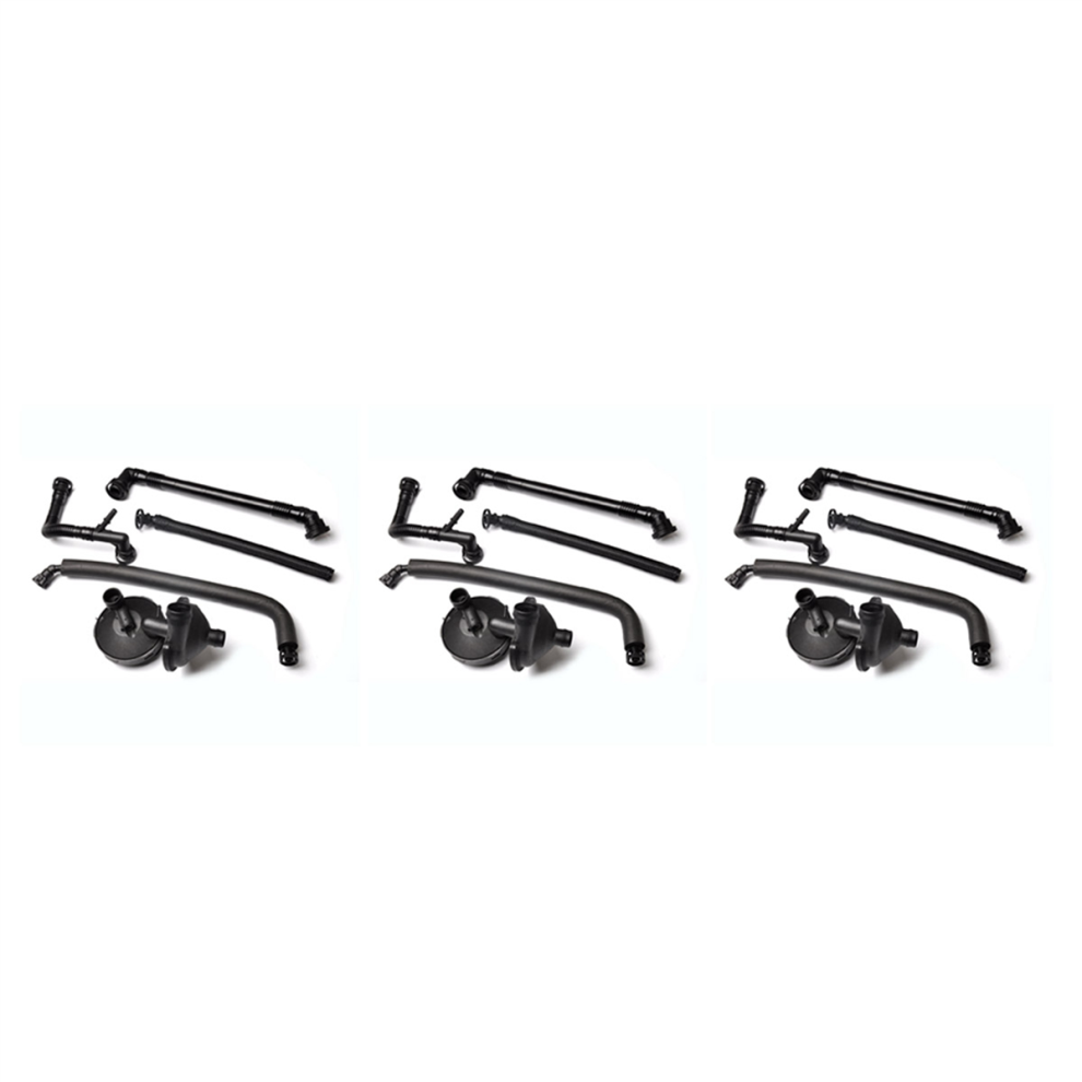 3X Crankcase Exhaust Valve + Vent Hose Kit For 3 Series E46 E39 X3 X5 Z3 Z4 320I 325I 330I /11617501566 4852689272997