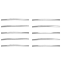 10er-Set Chaiselongues aus PVC, langlebige Schutzcoussins, transparente Sofas für rollbare Sofas, Büro