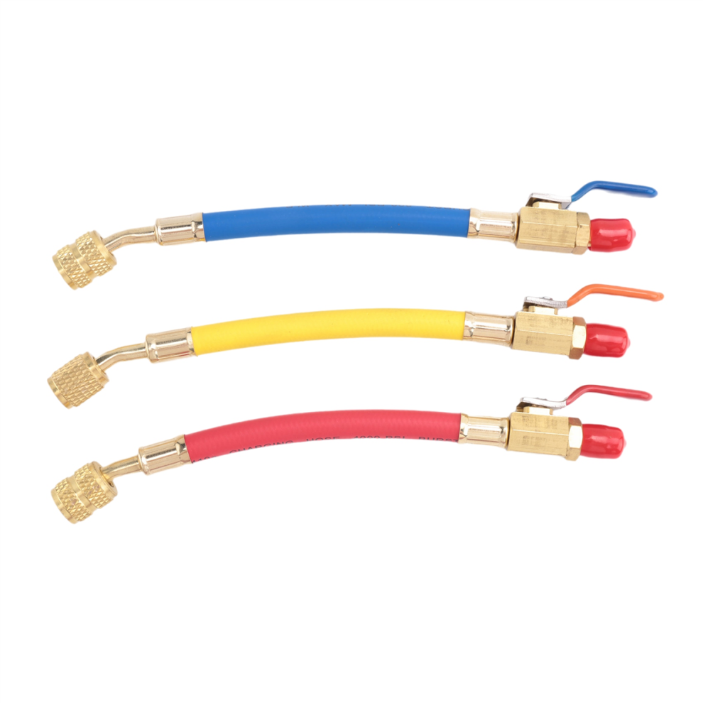 R134A R410 R22 HBA-B03 Set Manometro Collettore Psi Tubo Flessibile Di Refrigerazione A/C