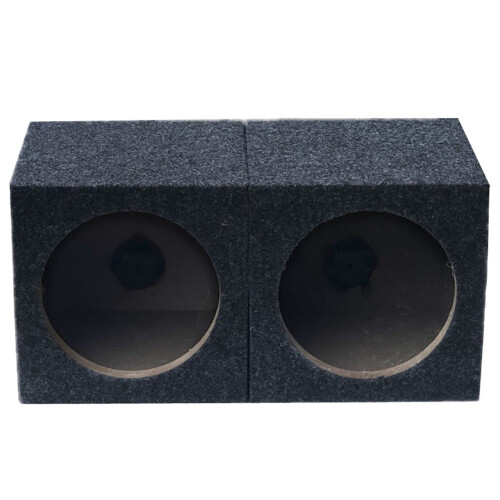 1Pair 6.5-Inch Universal Sealed Subwoofer Boxes for Car Music Pair 1