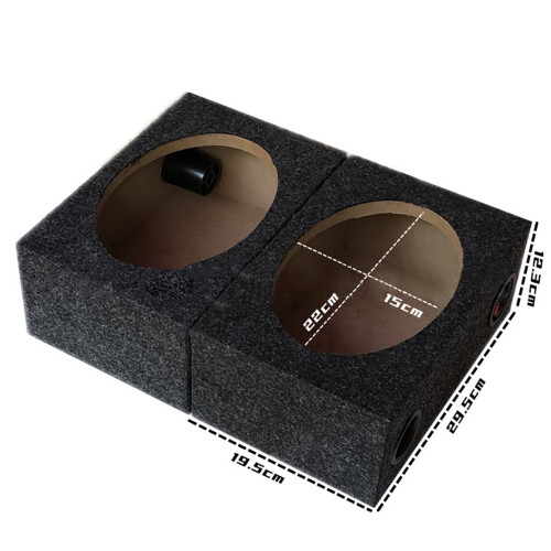 Single 6X9 Universal Sealed Car Subwoofer Boxes for Music Pair 1