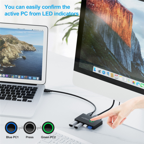 Comutador KVM USB 3.0 2