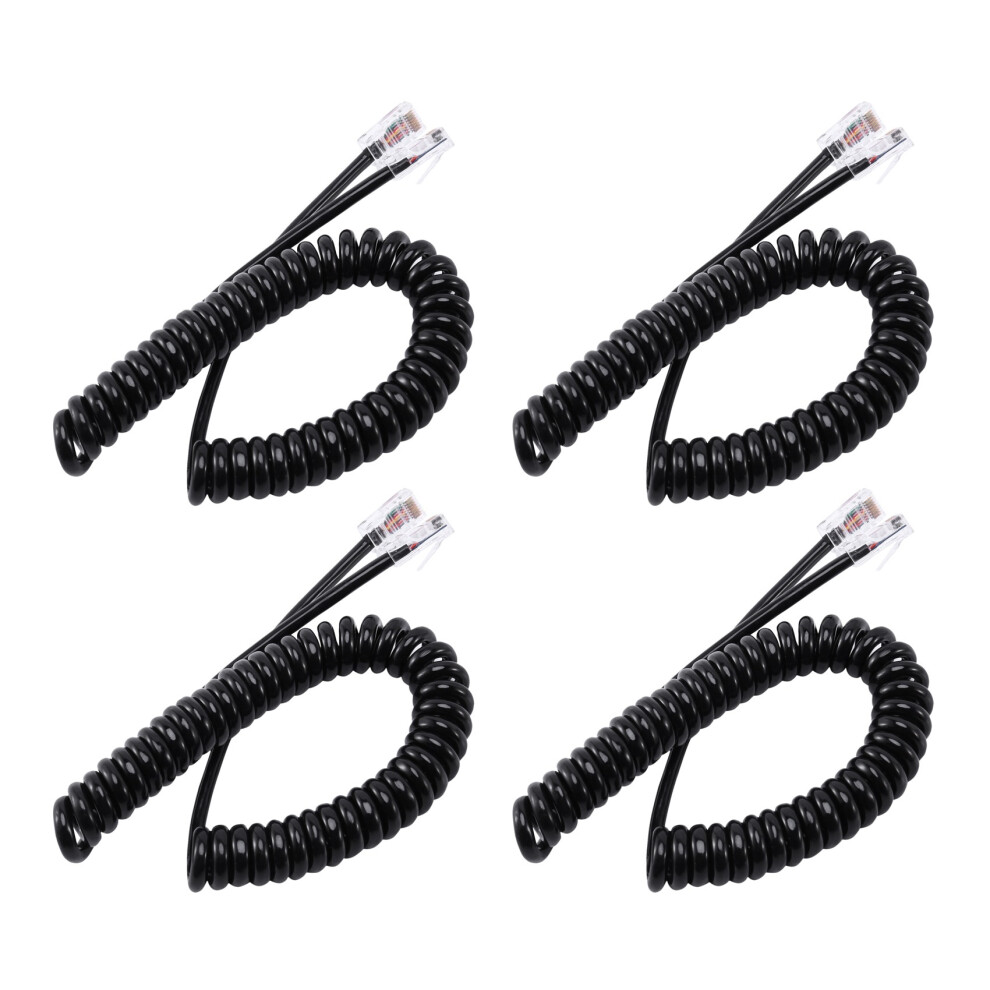 Lot de 4 câbles de microphone à 8 broches pour haut-parleur radio mobile Icom HM-98 HM-133 HM-133V HM-133S DTMF