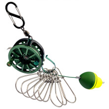 Fishing Stainless Steel Lock Buckle with Retractable Rope