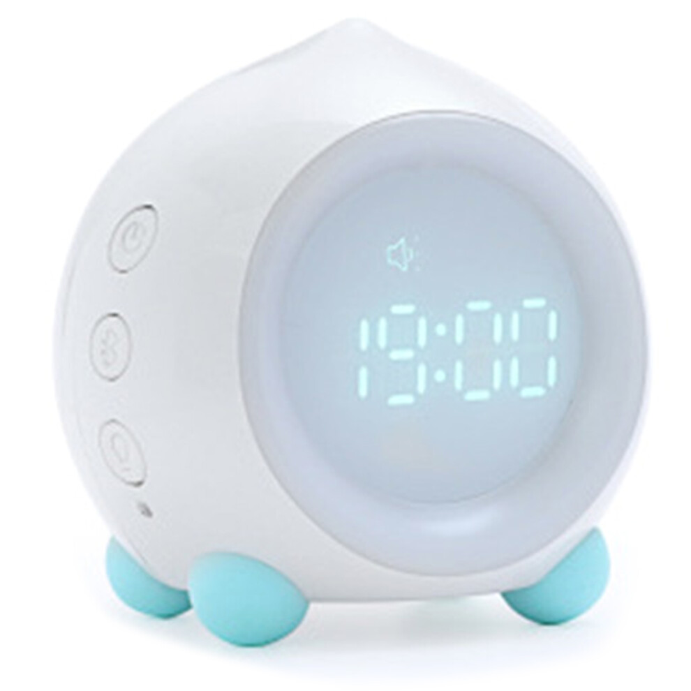 Kids Alarm Clock for Kids,Night Light, Adjustable Brightness, White