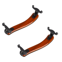2X Supporto per spalla per violino professionale 1/4 1/2 Full Size regolabile Parti in legno d'acero