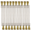 20PCS Brass Wire Brushes with Extended Handle 1