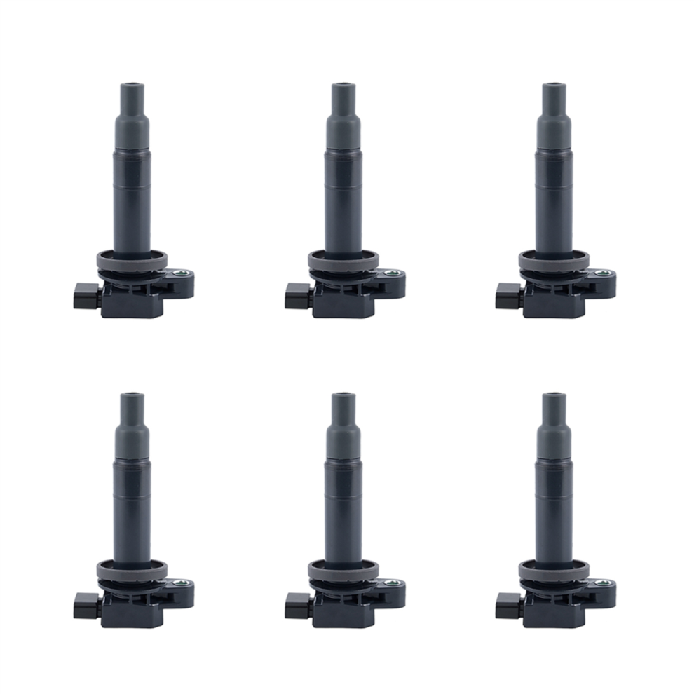6X Ignition Coils 90919-02240 For Prius Vios Yaris Xb 1.5L Car Accessories Black 4853799451739