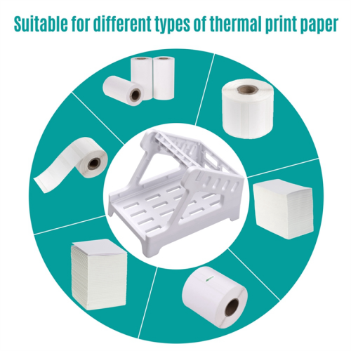 Support de papier pour machine à code-barres Support simple universel pour face blanche 1