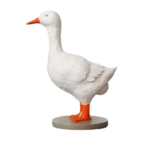 Duck Lamp, 3D Table Lifelike LED Elamp, with USB White