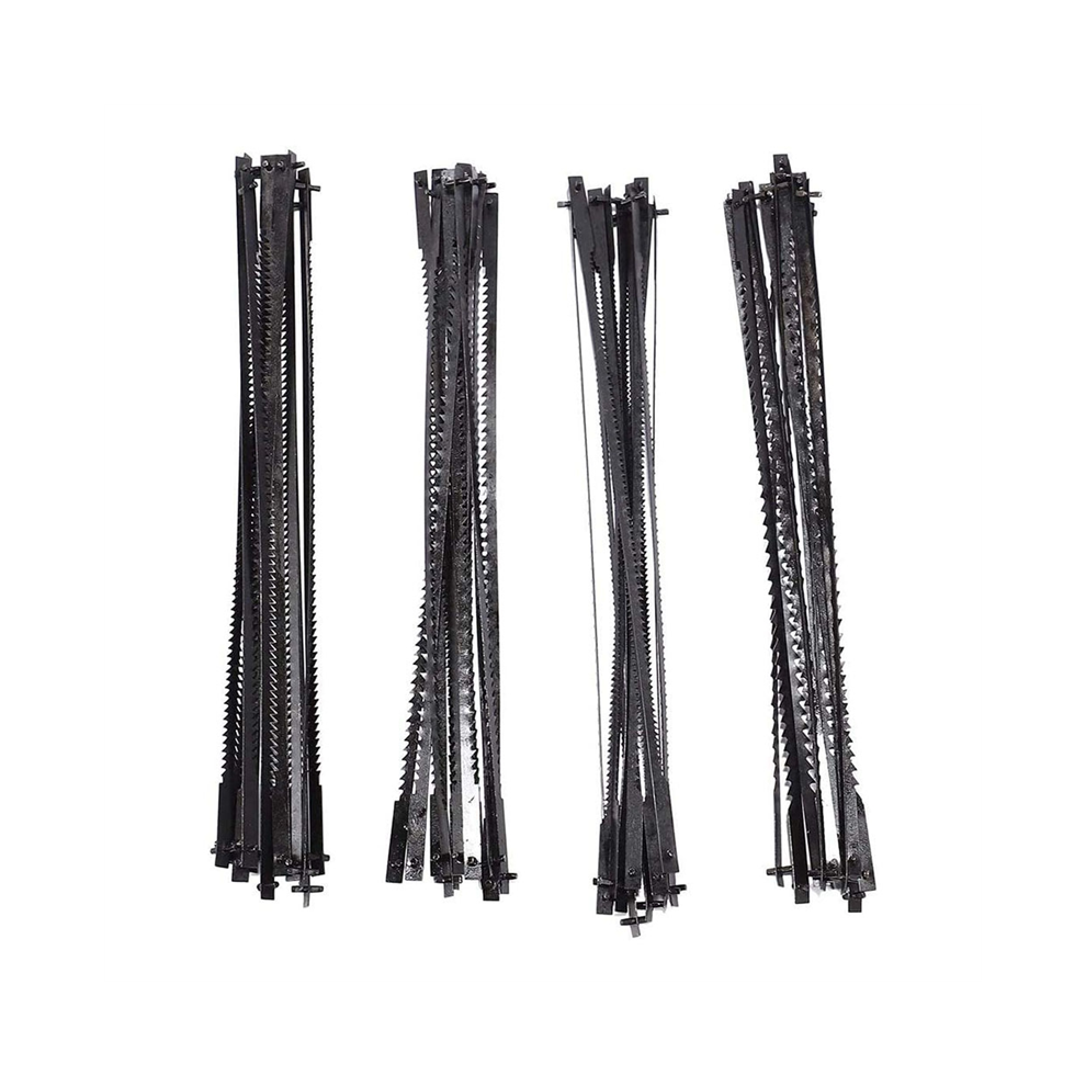 Lot de 12 lames de scie à chantourner à broches de 5 pouces TPI 10/15/18/24