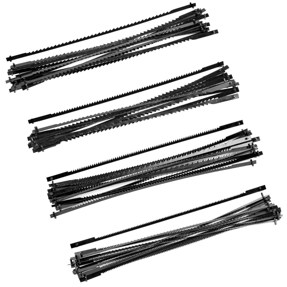 Lot de 50 lames de scie à chantourner en acier au carbone de 127 mm