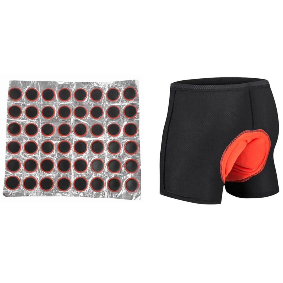 Sous-vêtements de cyclisme pour hommes, short de sport rouge XL