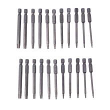 22Pcs 75mm Magnetic S2 Steel Screwdriver Bits Hex Torx T6/T7/T8/T9/T10/T15/T20/T25/T27/T30/T40