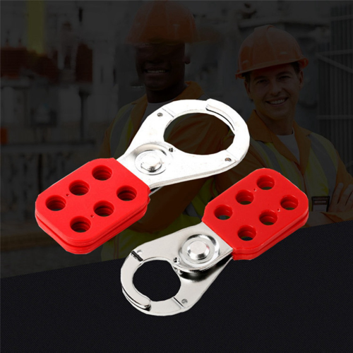 4 PCS Ετικέτα κλειδώματος ασφαλείας Hasp Lockout Lockout Steel Nylon για βιομηχανικό εξοπλισμό 1