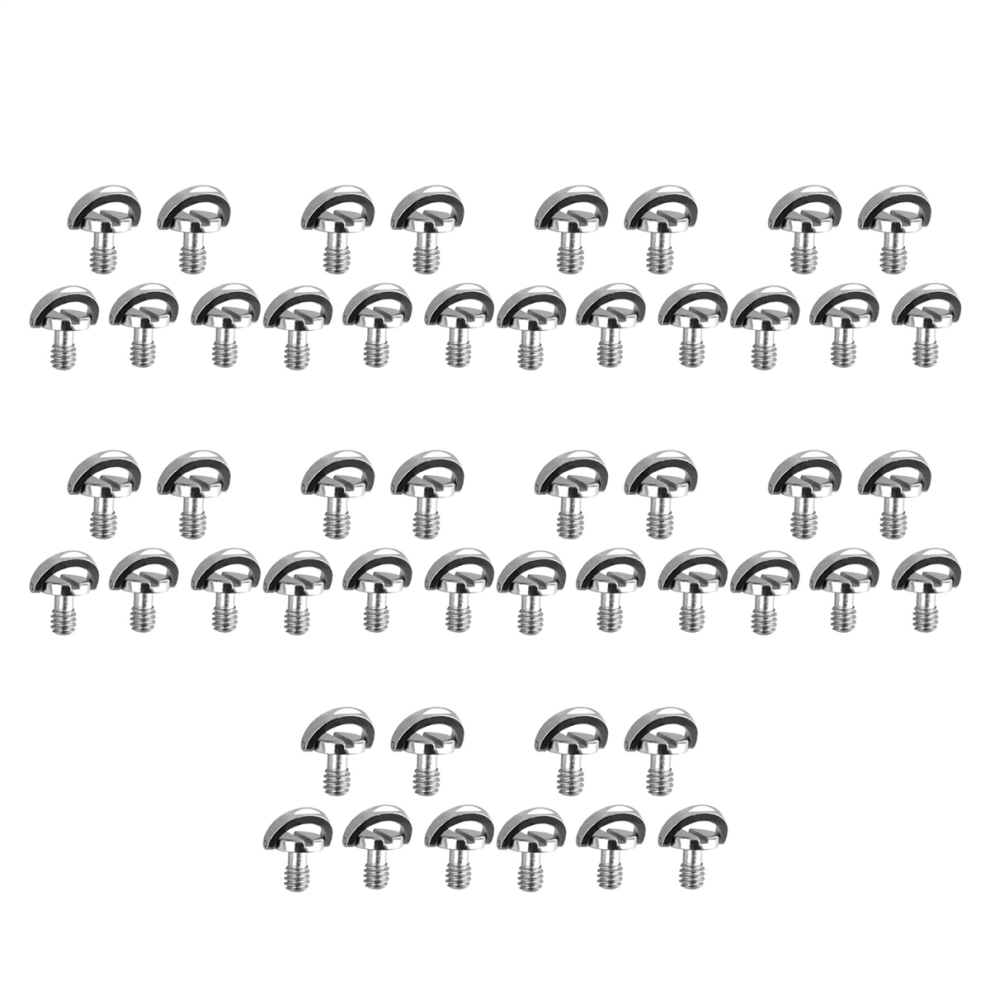 50 Pack 1/4Inch Quick Release Plate Mounting Screw D-Ring D Shaft Qr Adapter Mount For Dslr Camera Tripod Monopod 4853799482108