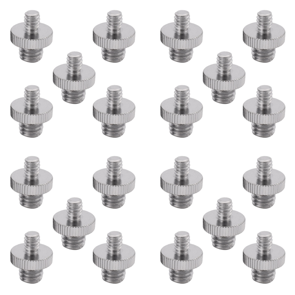 20 Pieces 1/4 Inch Male To Metal Threaded Screw Adapter Tripod Converter For Dslr Camera,Tripod 4853799462179