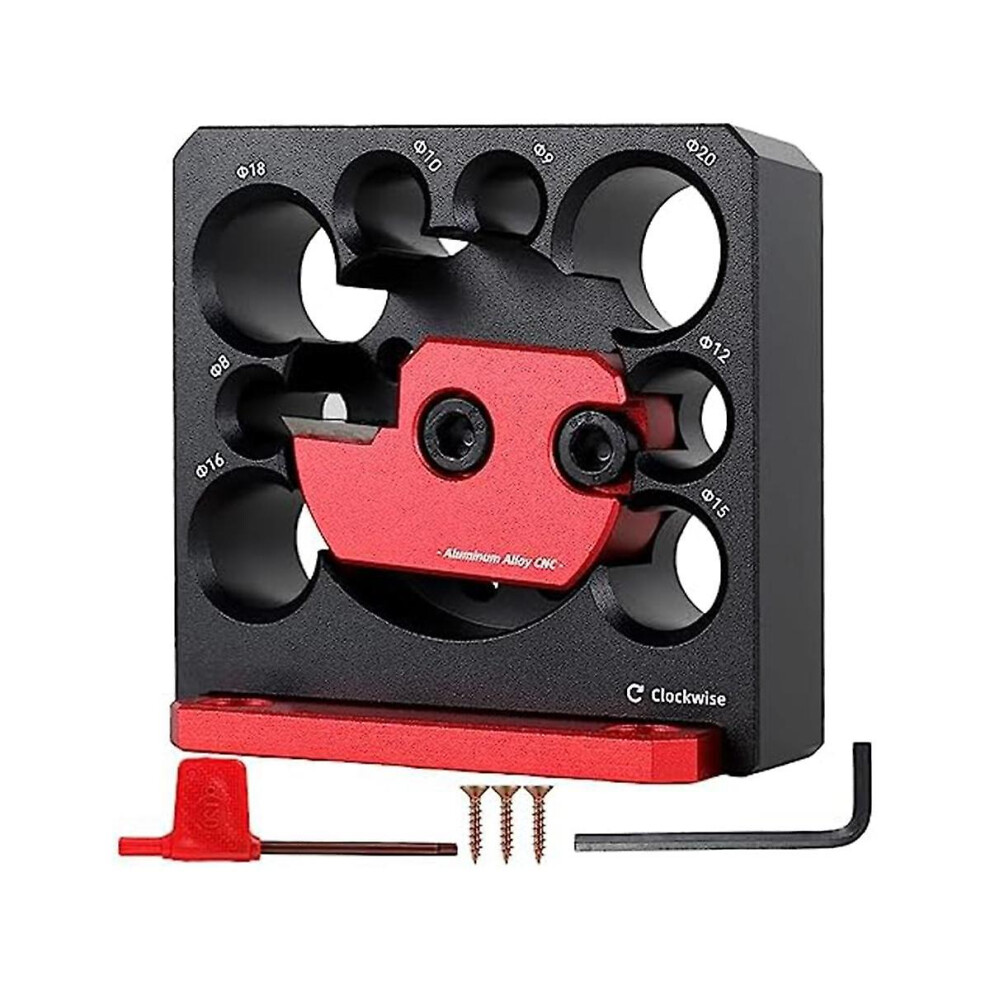 6Pcs Dowel Maker Jig Kit,Metric 8Mm To 20Mm Adjustable Dowel Maker,With Carbide Blade,For Wooden Rods Sticks Woodworking 9372166577452