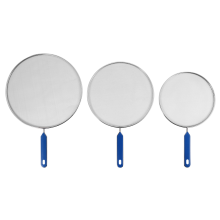 3 Pack Grease Splatter Screen for Frying Pan Cooking,Stainless Steel