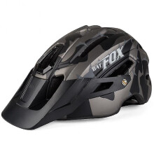 (A02 Black955) Bat Fox Mtb Cycling Helmet Integrated Adjustable Road Bicycle Helmet Lightweight Comfortable Aerodynamic Riding Safety Helmet